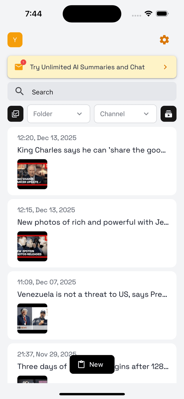 Summarify App Screenshot